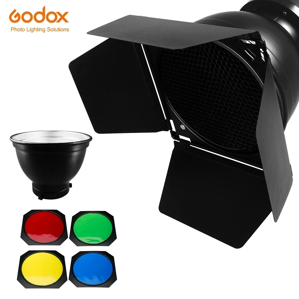 Honeycomb Grid Filter - Godox-バーンドアリフレクターBD-04,ハニカムグリッド,4色フィルター,ボーエン用フラッシュ,de300,sk300