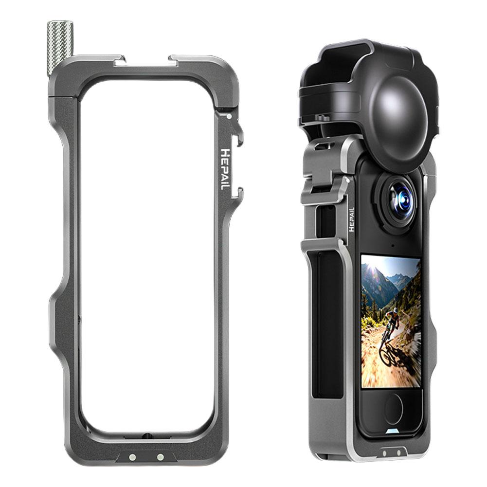 Insta360 Camera X4 - Insta360 X4 Air メタルケージ アルミニウム合金拡張保護フレーム insta360