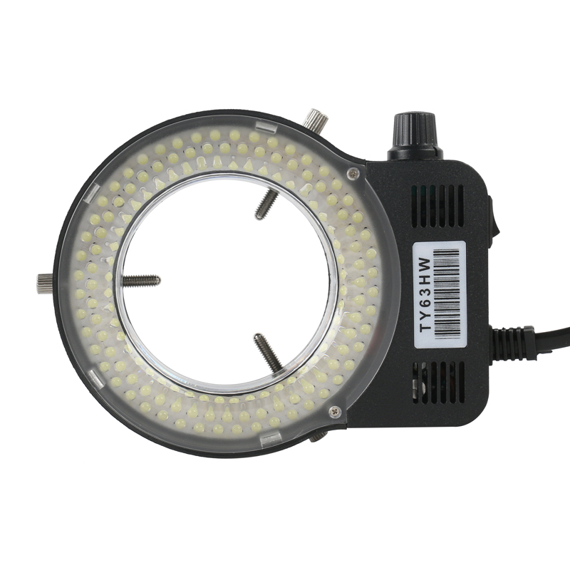Photography Lighting Continuous - 調整可能な 144 LED リングライト照明ランプ産業用ステレオ三眼顕微鏡ビデオカメラレンズ拡大鏡 110V 220V