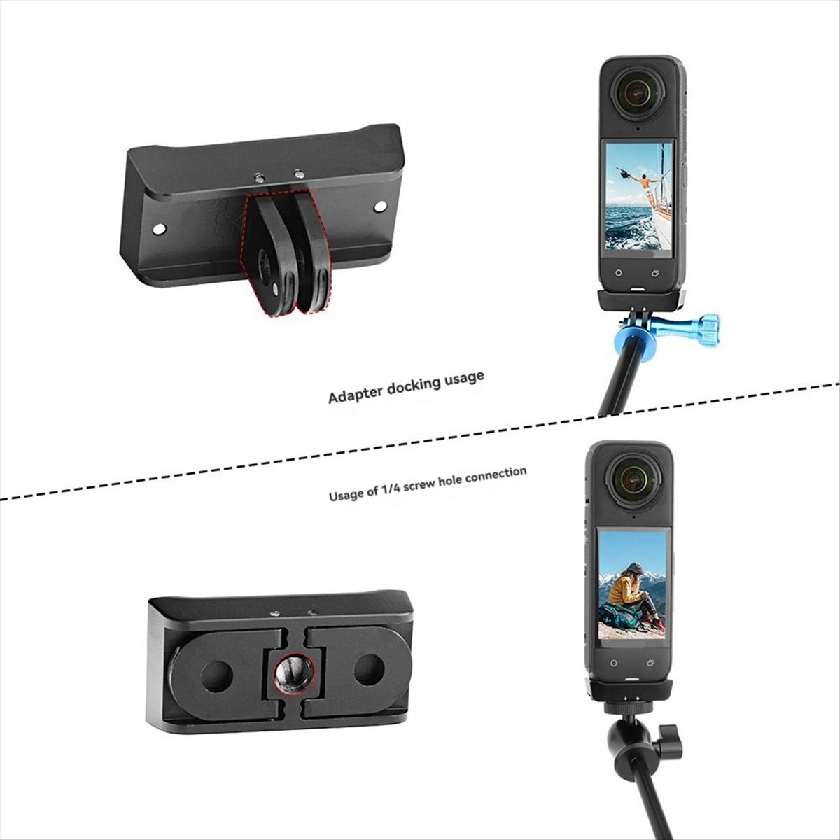Insta360 Camera X4 - Insta360 X5 X4 カメラ用 A73T アダプター