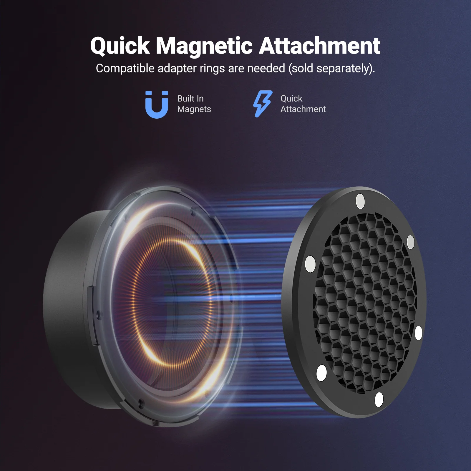 NEEWER CRS15 マグネティックマウント ハニカムグ - Honeycomb Grid Filter のレビューと価格