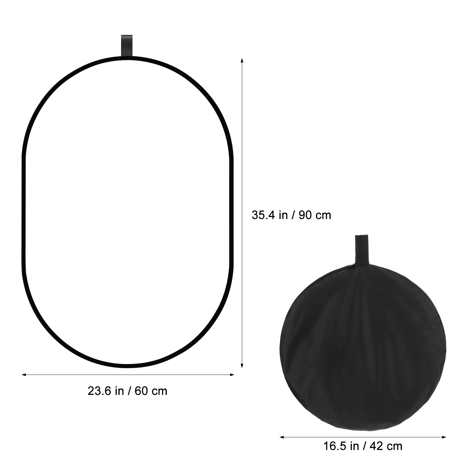 1セット5-in-1折りたたみ式写真用リフレクター ライトリ - Photography Lighting Modifiers のレビューと価格