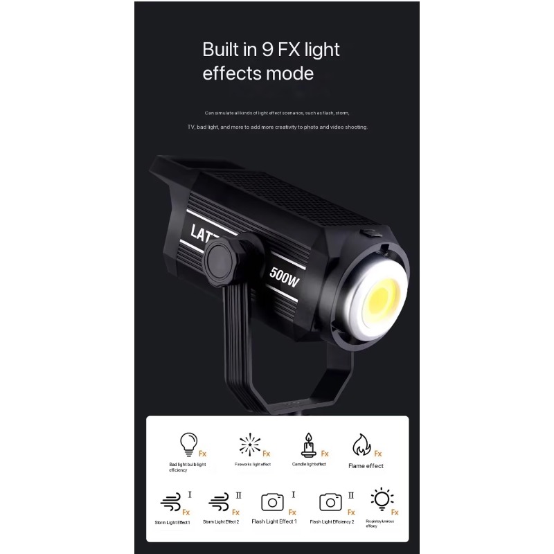 【ホットセール】LATZZ 500W LEDビデオライト 2 - Photography Lighting For Sale のレビューと価格