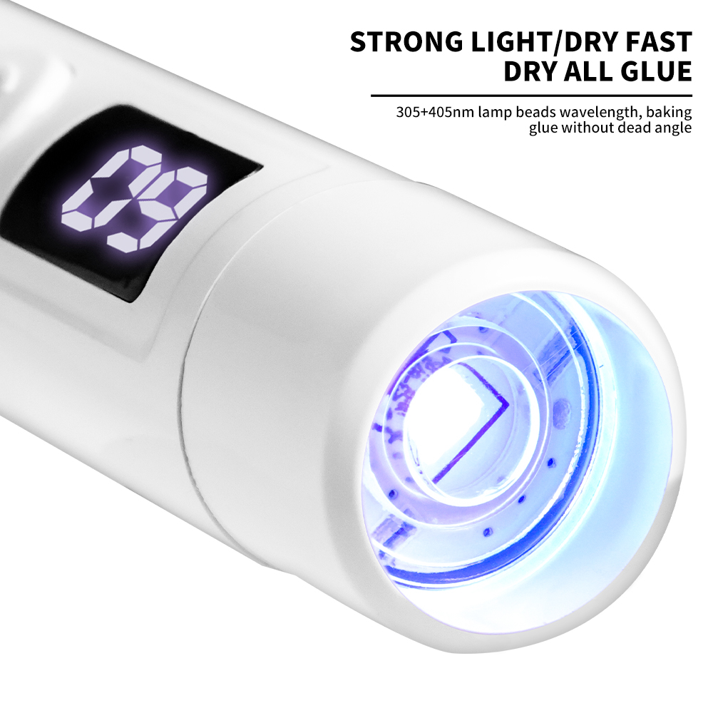 ポータブルネイル UV LED ランプ充電式爪用ジェルポリッ - Photography Lighting Portrait のレビューと価格
