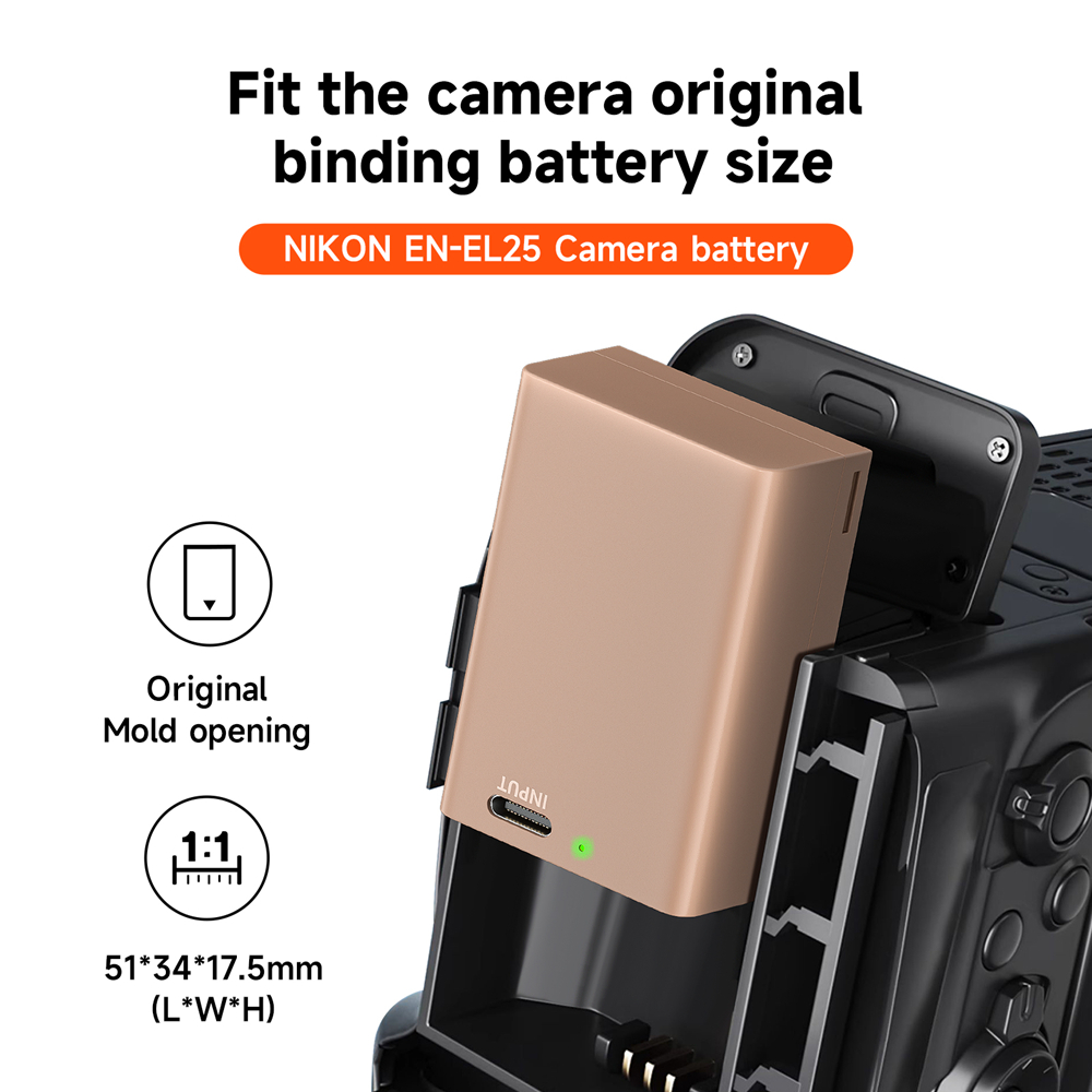 バッテリーパックEN-EL25,タイプC充電器,7.4v,2 - Nikon Camera Z50 のレビューと価格