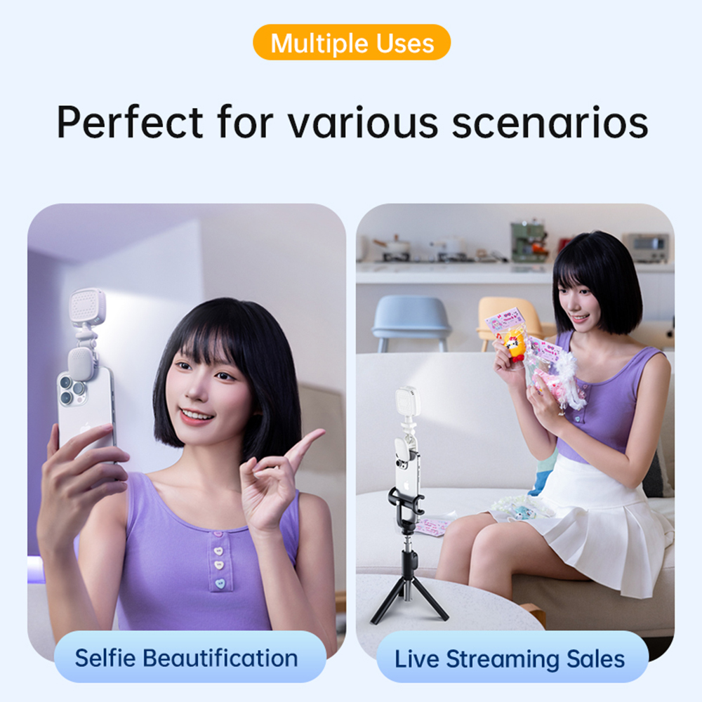 ポータブルLEDセルフィーライトカメラミニフィルライト充電式 - Photography Lighting Continuous のレビューと価格