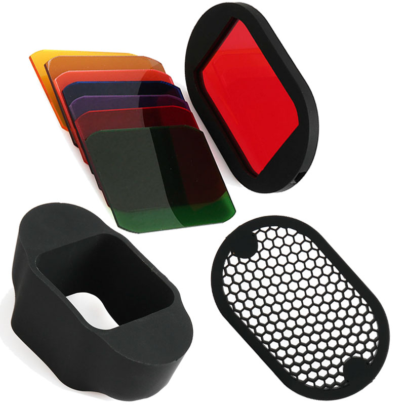 フラッシュライトセンサー,耐性および耐水性,磁気ジェル付き, - Honeycomb Grid Filter のレビューと価格