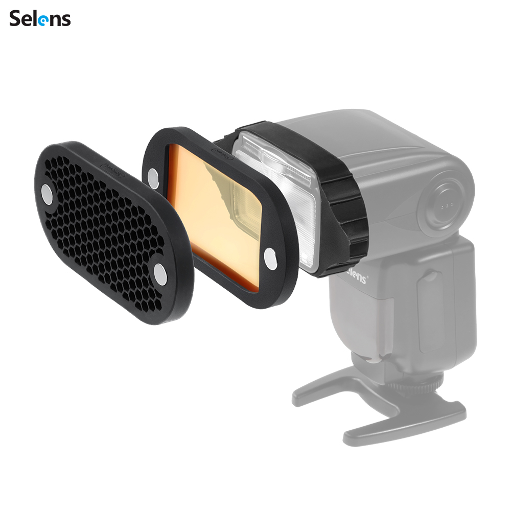 Selens フラッシュスピードライトハニカムグリッドディフ - Honeycomb Grid Filter のレビューと価格