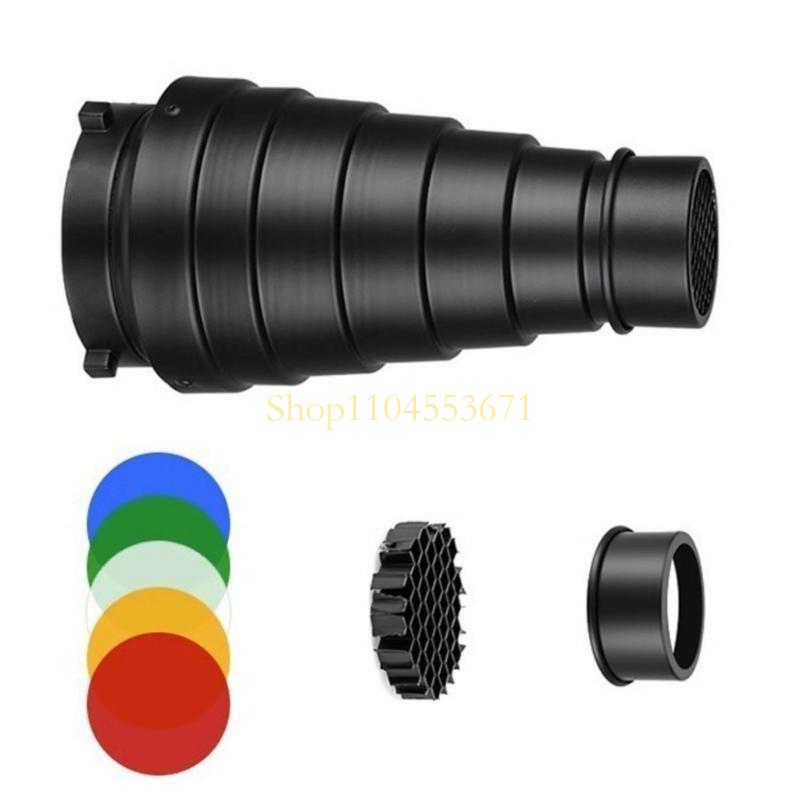 ハニカムグリッドと5ピースのカラーフィルターを備えたベストセ - Photography Lighting Modifiers のレビューと価格
