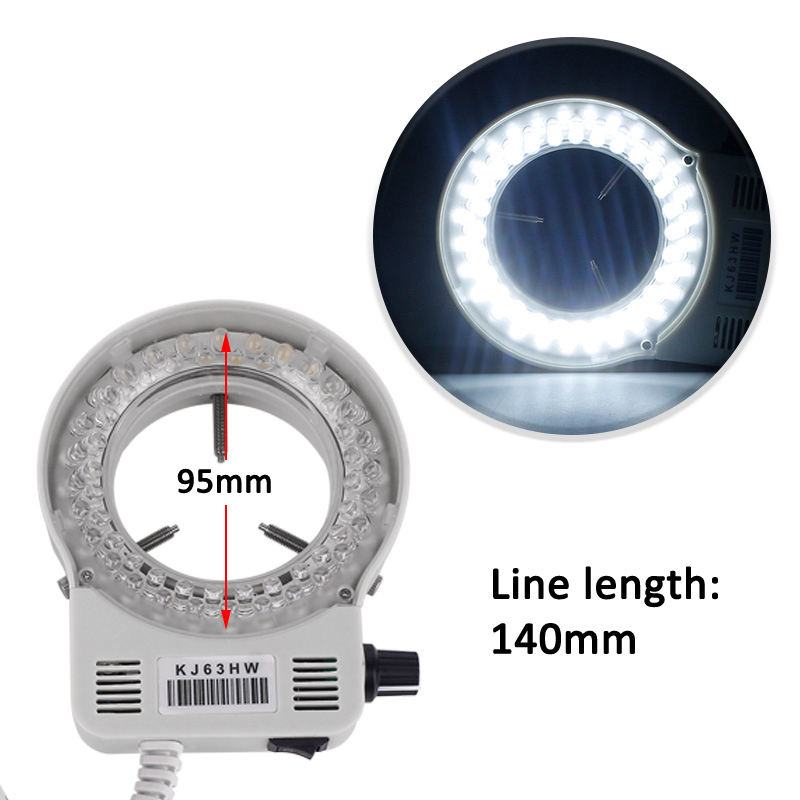 56 顕微鏡 LED リングライト照明ランプ産業用実体顕微鏡 - Photography Lighting Continuous のレビューと価格