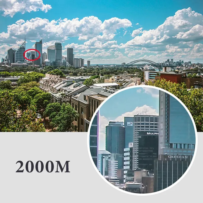 高精細双眼鏡 2000m長距離ポケット望遠鏡 低照度暗視光学 - Photography Lighting Definition のレビューと価格