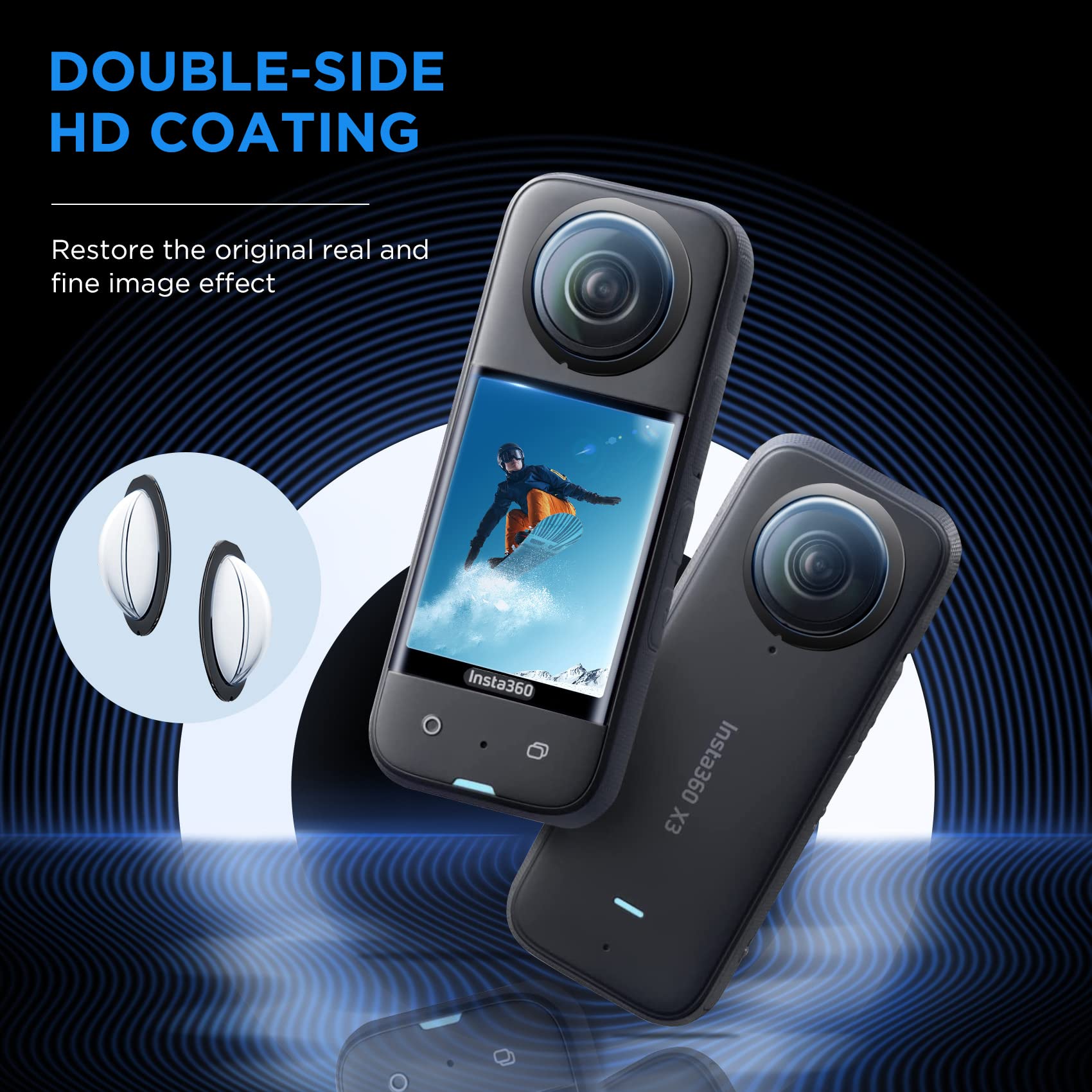 Insta360 X3 X4 X5用アクセサリーセット レン - Insta360 Camera X4 のレビューと価格