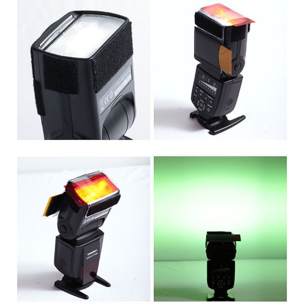 12色カメラフラッシュジェル照明フィルターキット、ユニバーサ - Photography Lighting Portrait のレビューと価格