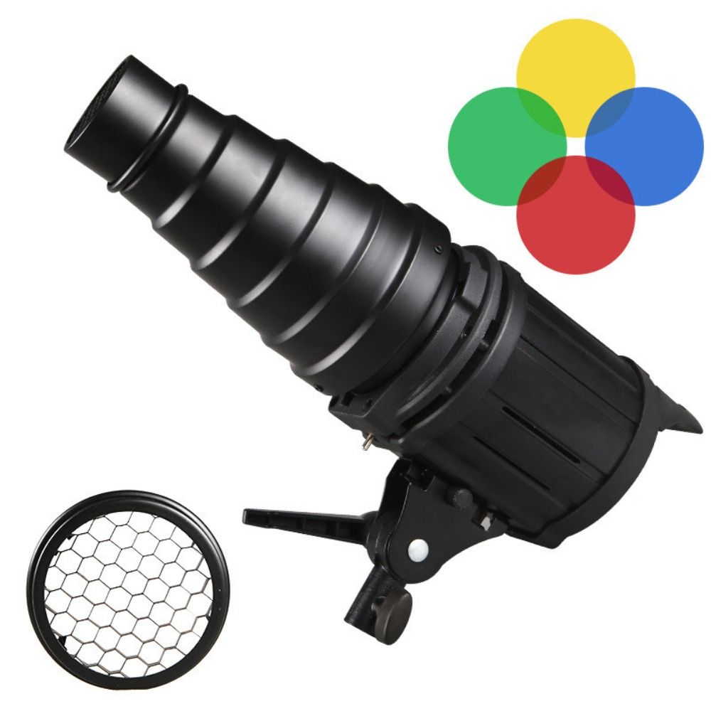 ハニカムグリッド円錐スヌートカラーフィルターキットアルミ合金 - Honeycomb Grid Filter のレビューと価格