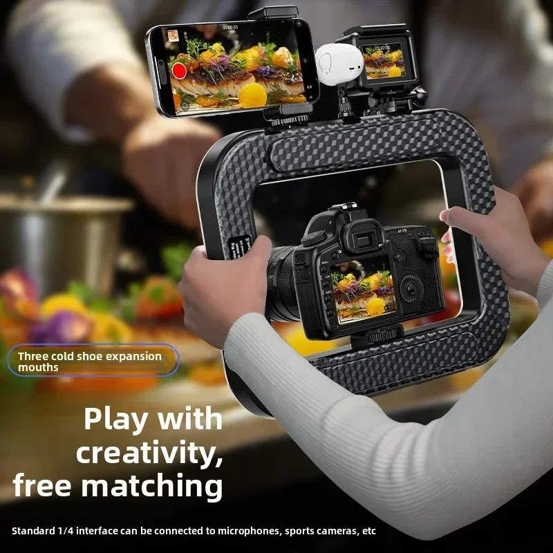 ポータブルハンドヘルドリングLEDライト 新型ウサギケージ照 - Photography Lighting Continuous のレビューと価格