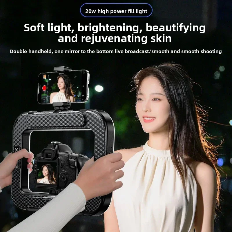 ポータブルハンドヘルドリングLEDライト 新型ウサギケージ照 - Photography Lighting Continuous のレビューと価格