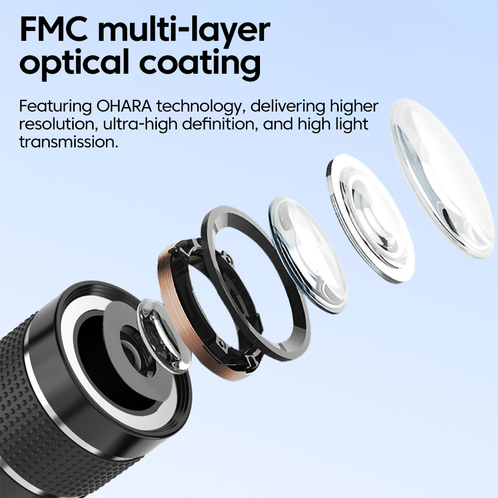 ユニバーサル 20x 望遠電話レンズ高解像度ズームカメラ外部 - Photography Lighting Definition のレビューと価格