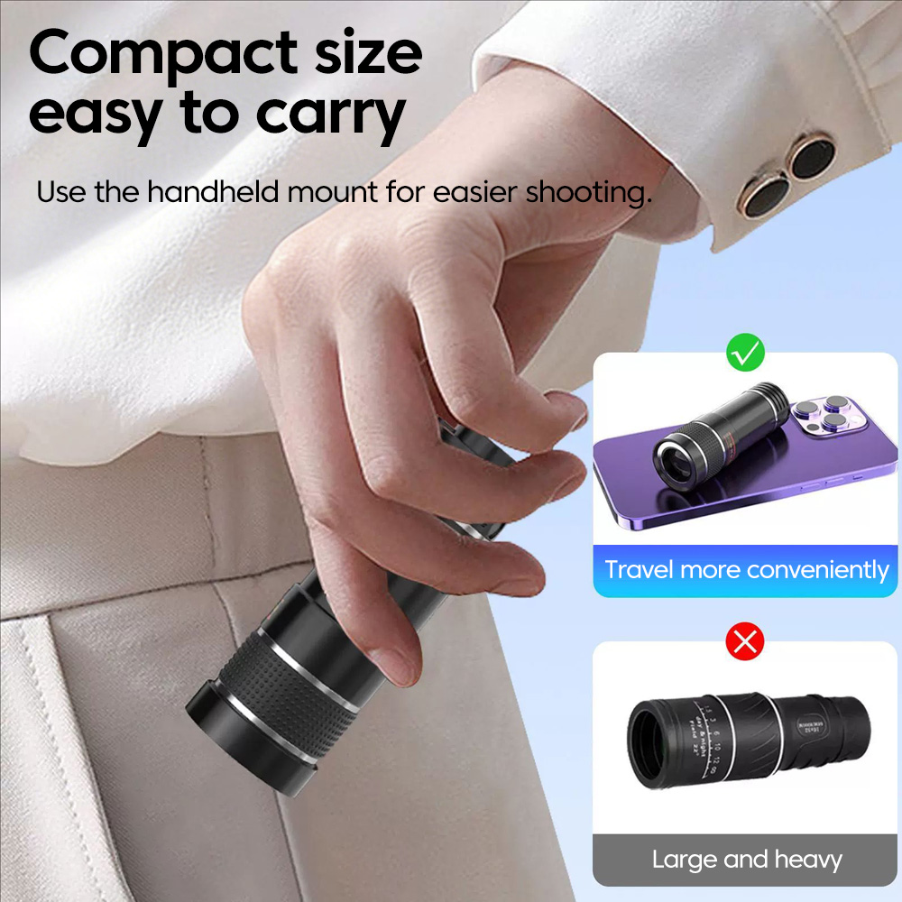 ユニバーサル 20x 望遠電話レンズ高解像度ズームカメラ外部 - Photography Lighting Definition のレビューと価格
